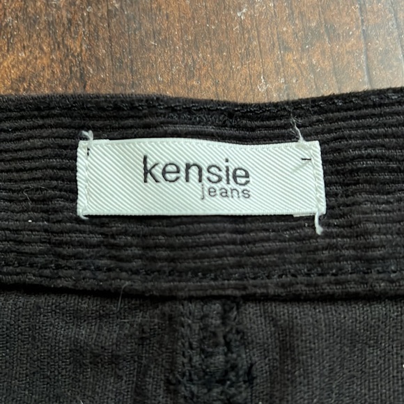 NWT - Kensie High Rise Fine Wale Cord Skirt with Button Detail - Picture 6 of 11